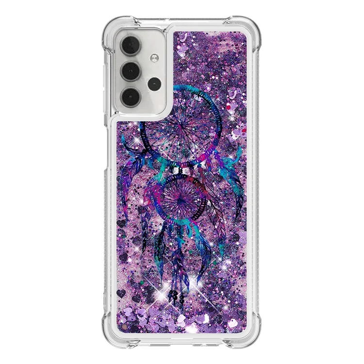 Patterned Quicksand Shockproof TPU Case for Samsung Galaxy A32 5G/M32 5G - Wind Chime