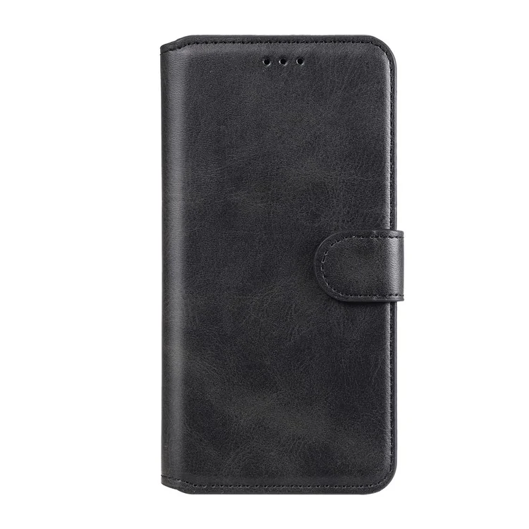 Классическая Подставка Кошелька Flip Leather Phone Case Для Samsung Galaxy A52 4G/5G / A52s 5G - Черный