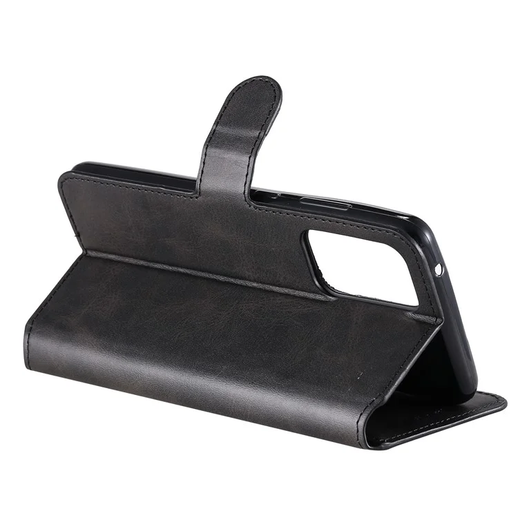 Étui de téléphone portable en cuir avec support pour portefeuille classique pour Samsung Galaxy A52 4G/5G / A52s 5G - Noir