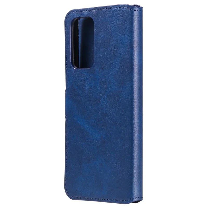 Classic Wallet Stand Flip Leather Phone Case for Samsung Galaxy A52 4G/5G / A52s 5G - Blue