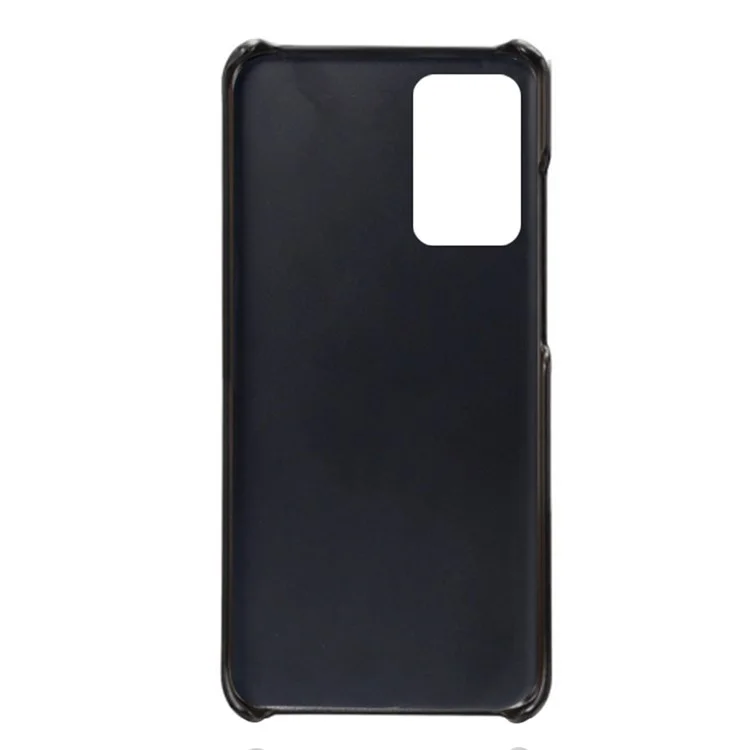 Caso KSQ Para Samsung Galaxy A52 4G/5G / A52s 5G, Slots de Tarjetas Design PU Leather PC Inner Shock-Absorbing Cover - Negro