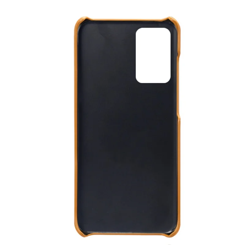 KSQ Case for Samsung Galaxy A52 4G/5G / A52s 5G, Card Slots Design PU Leather PC Inner Shock-Absorbing Cover - Orange