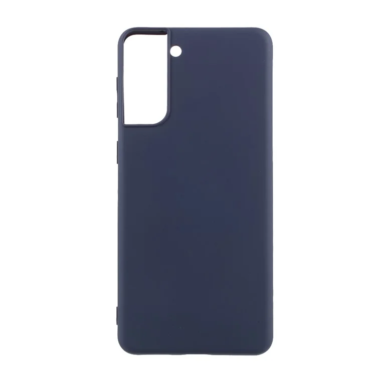 X-LEVEL Liquid Silicone Texture Like Anti-Drop Back Cover for Samsung Galaxy S21 4G/5G - Blue