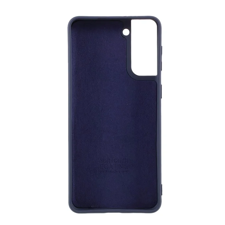 X-LEVEL Liquid Silicone Texture Like Anti-Drop Back Cover for Samsung Galaxy S21 4G/5G - Blue