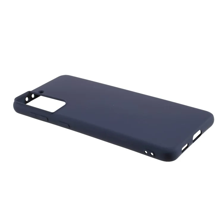 X-LEVEL Liquid Silicone Texture Like Anti-Drop Back Cover for Samsung Galaxy S21 4G/5G - Blue