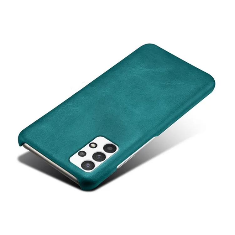 KSQ PU Leather Coated PC Phone Case for Samsung Galaxy A32 5G/M32 5G - Green