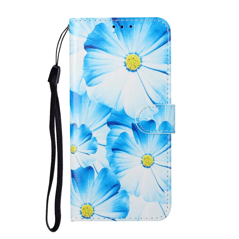 Pattern Printing Leather Protector Cover for Samsung Galaxy A32 5G/M32 5G - Orchid