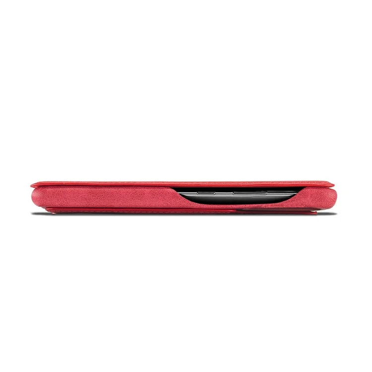 Lc. Custodia in Pelle Per Protezione in Stile Retrò Imeeke Con Supporto Per Carta Per Samsung Galaxy A52 4G/5G / A52s 5G - Rosso