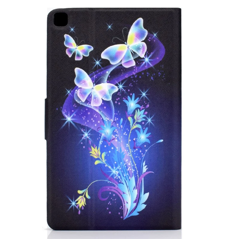 Pattern Printing Leather Full Protection Tablet Case for Samsung Galaxy Tab S6 Lite (2020) P615 P610 / (2022) / (2024) - Butterflies and Flowers