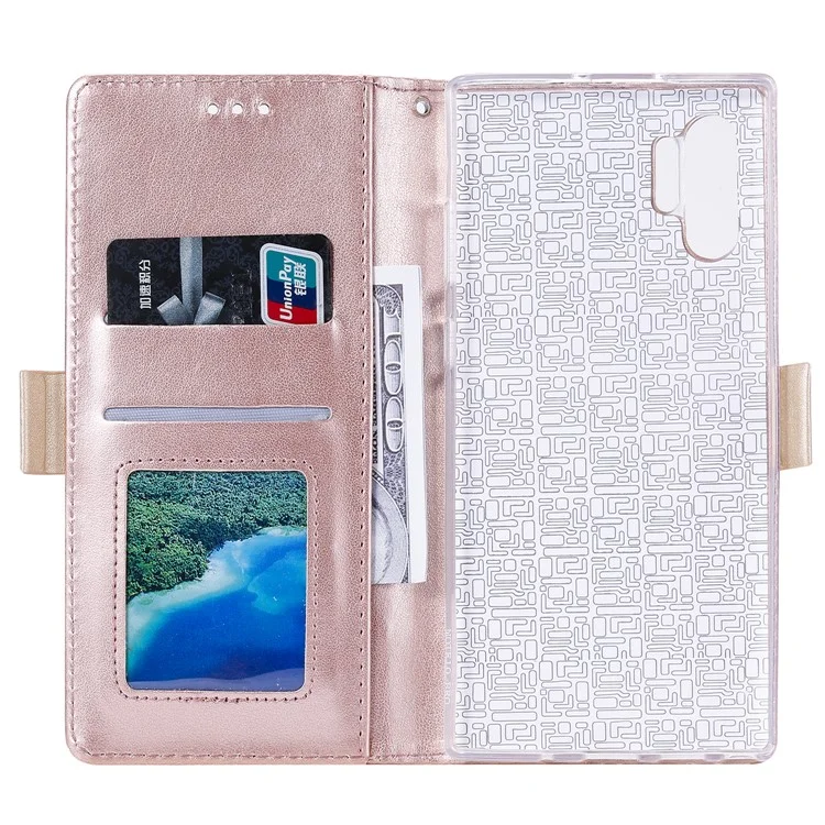 Pele de Flor de Renda Para Samsung Galaxy A32 5G/M32 5G Cover de Couro Com Zíper Capa - Rosa