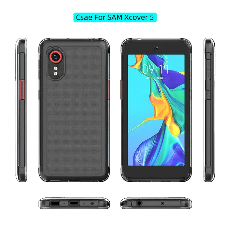 Кристально прозрачный сверхтонкий защитный ТПУ-чехол для Samsung Galaxy Xcover 5