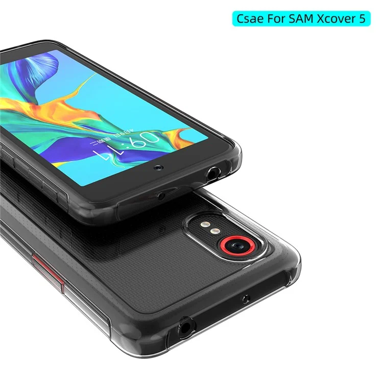Кристально прозрачный сверхтонкий защитный ТПУ-чехол для Samsung Galaxy Xcover 5