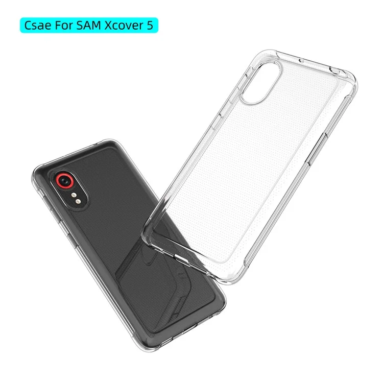 Étui de Protection Par Téléphone TPU Crystal Clear Super Slim Pour Samsung Galaxy Xcover 5