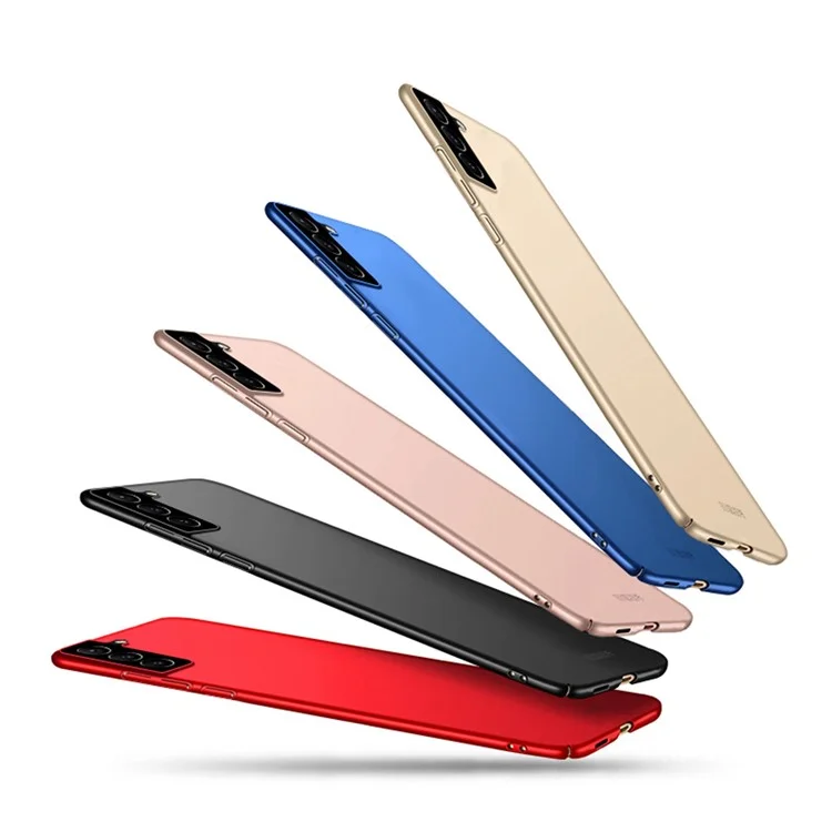 MOFI Shield Slim Frosted Hard PC Case für Samsung Galaxy S21 4G/5G - Rot