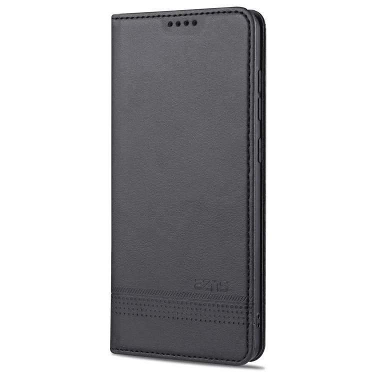 Étui de protection à rabat en cuir magnétique absorbé pour Samsung Galaxy A52 4G/5G / A52s 5G - Noir