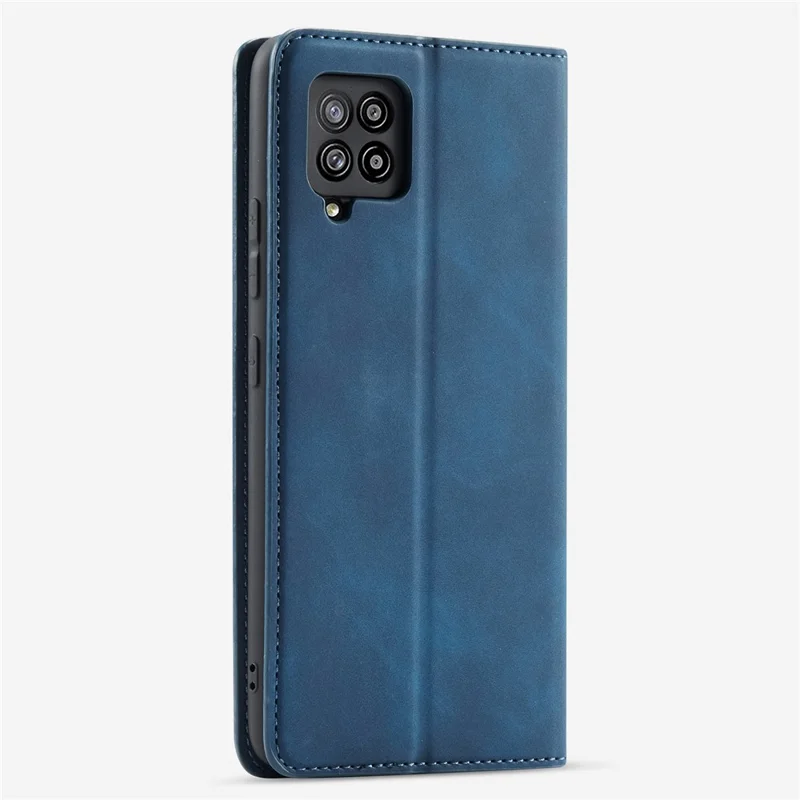 FORWENW Fantasy Series Skin Feeling Leather Case for	 Samsung Galaxy A12 - Blue