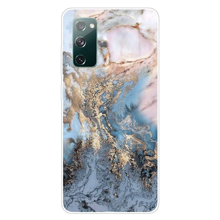 Étui de protection en TPU souple avec motif marbre pour Samsung Galaxy S20 FE/S20 Fan Edition/S20 FE 5G/S20 Fan Edition 5G/S20 Lite/S20 FE 2022 - Style D