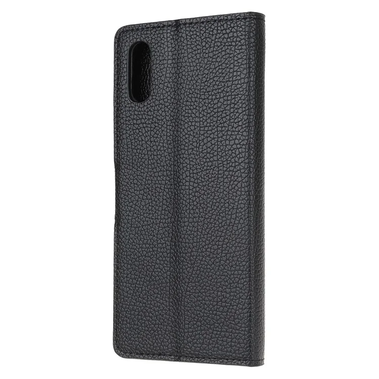 Étui de protection en cuir avec texture de litchi pour Samsung Galaxy Xcover 5