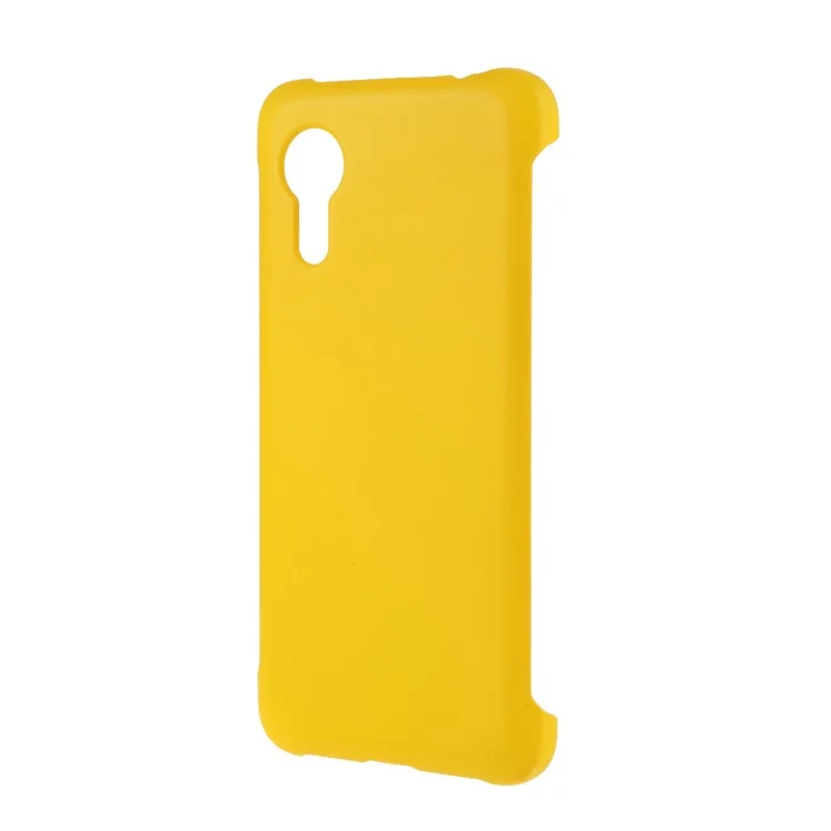Gummierte Plastikhülle Für Samsung Galaxy Xcover 5 Hartes Handy-abdeckung - Gelb
