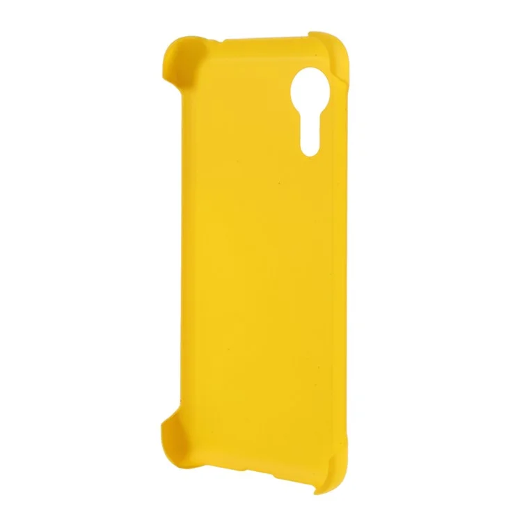 Gummierte Plastikhülle Für Samsung Galaxy Xcover 5 Hartes Handy-abdeckung - Gelb