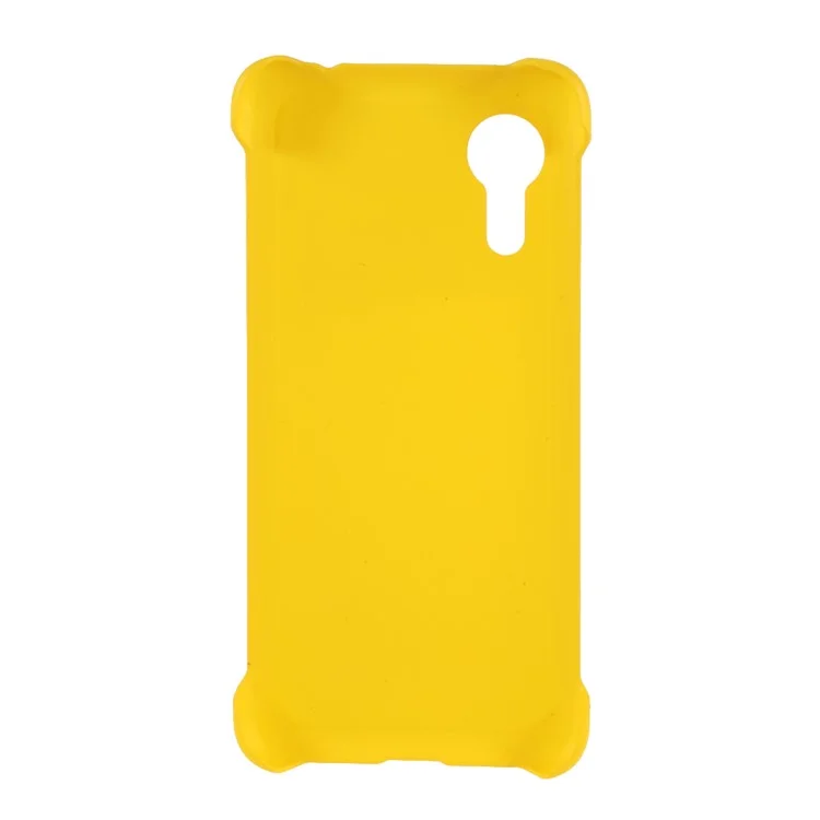 Gummierte Plastikhülle Für Samsung Galaxy Xcover 5 Hartes Handy-abdeckung - Gelb