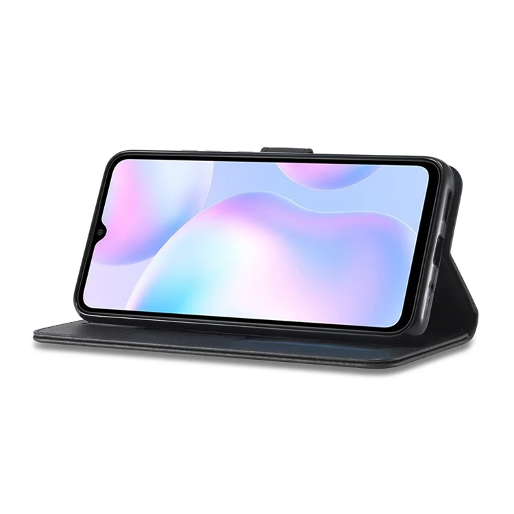 LC.IMEEKE Кожаный чехол-бумажник с подставкой для Samsung Galaxy A02 / M02 (европейская версия) - черный