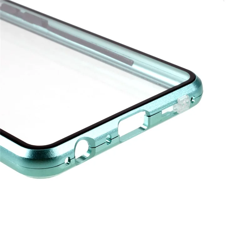 Lock Installation Metallrahmen + Doppeltes Mit Temperatur Getemperter Glas Stoßdämpfer Telefon Für Samsung Galaxy A52 5g/4g/a52s 5G - Grün