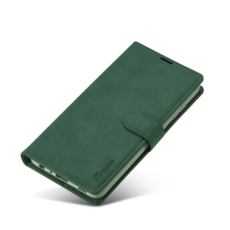 Forwenw F1 -serie Leder -brieftaschen -ständer Cover Hülle Für Samsung Galaxy A72 5G / 4g - Grün