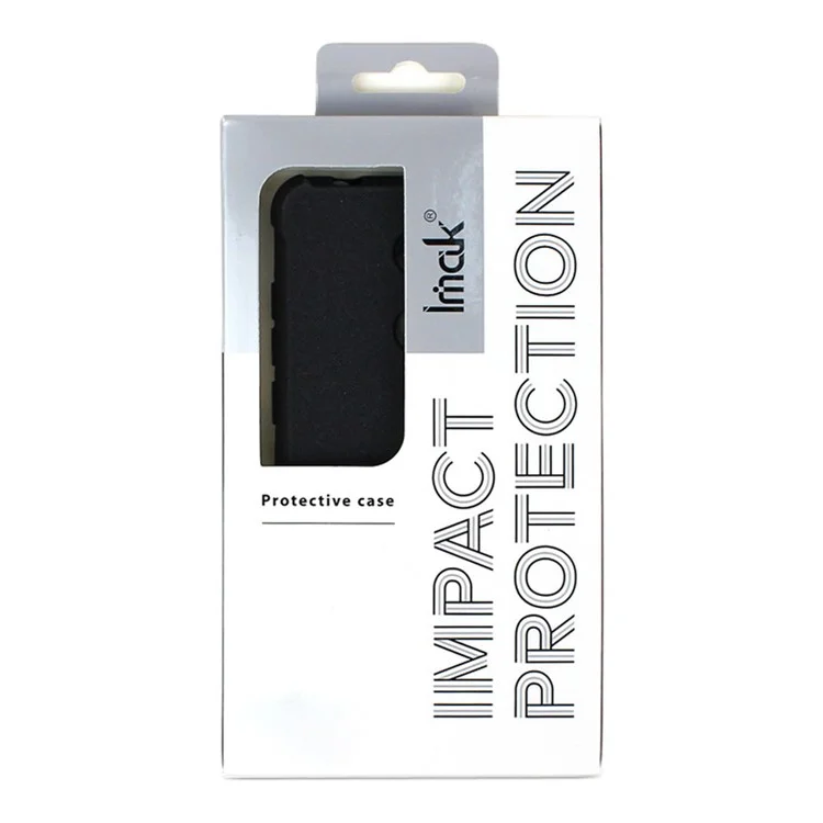 IMAK Full Protection Cushioned Four Corner TPU Soft Case [with Screen Protector] for Motorola Moto E7 Power/Moto E7i Power - Transparent