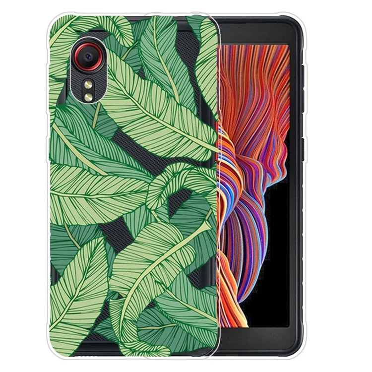 Чехол для телефона с принтом из ТПУ для Samsung Galaxy Xcover 5 - Листья