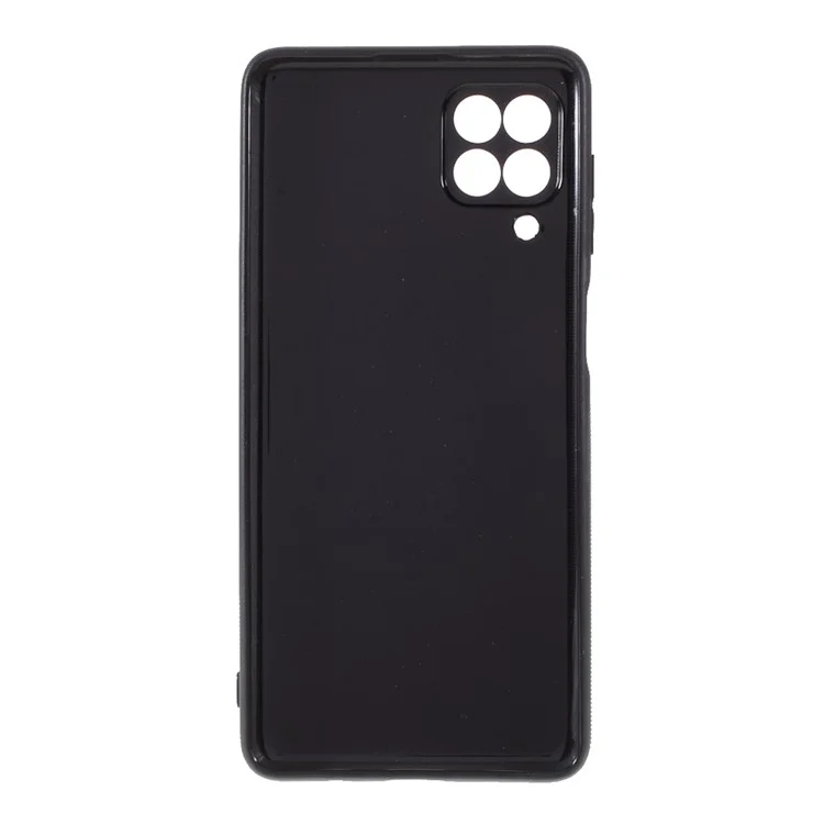 Custodia posteriore per telefono cellulare in fibra di carbonio texturizzata TPU per Samsung Galaxy M62 / F62