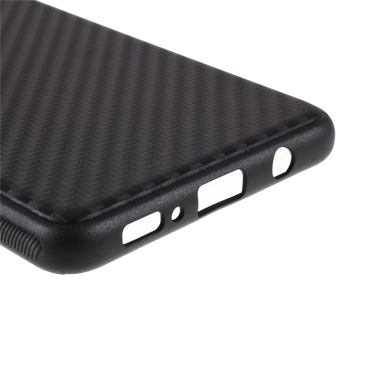 Custodia posteriore per telefono cellulare in fibra di carbonio texturizzata TPU per Samsung Galaxy M62 / F62