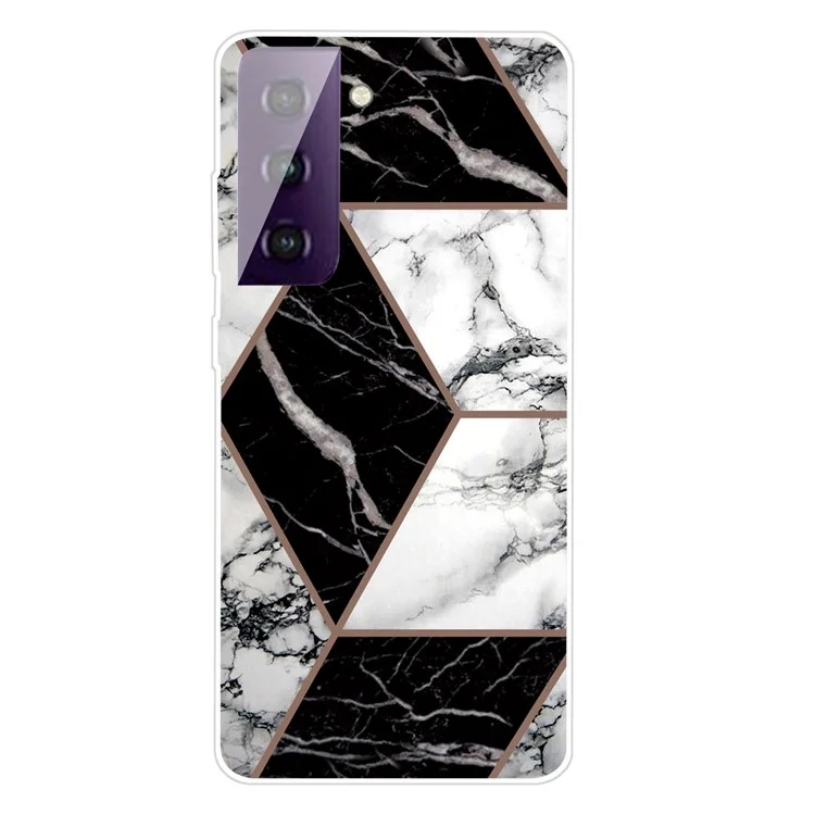Capa de Telefone TPU com Padrão de Mármore para Samsung Galaxy S21 FE - Estilo G