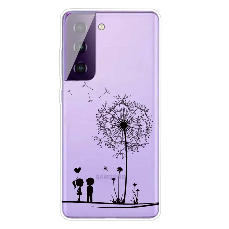Hot Style for Samsung Galaxy S21 FE Pattern Printing TPU Cover Phone Case - Dandelion