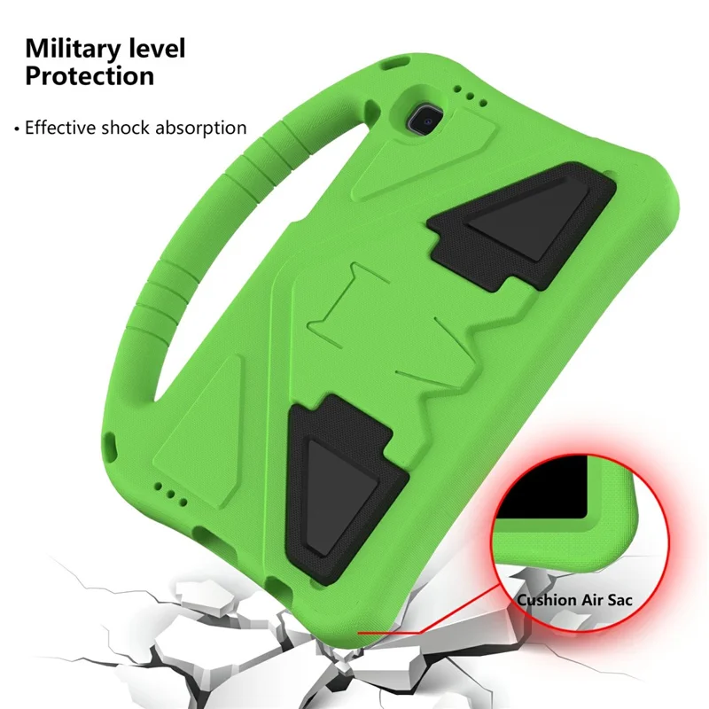 Kickstand Design Shockproof EVA Tablet Covering Case for Samsung Galaxy Tab A7 Lite - Green