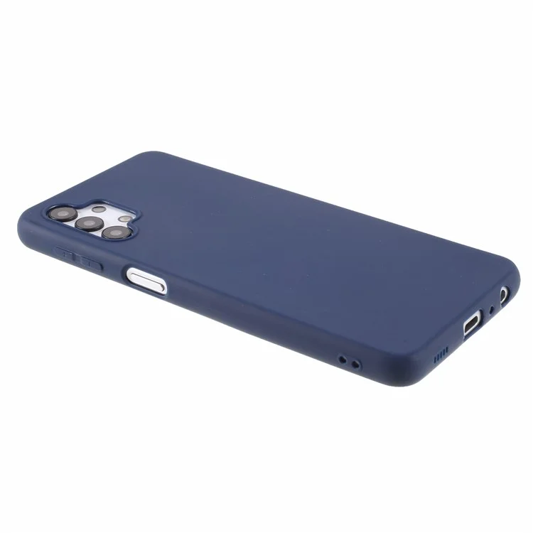 Matte TPU Case for Samsung Galaxy A32 5G/M32 5G Mobile Phone Case - Dark Blue