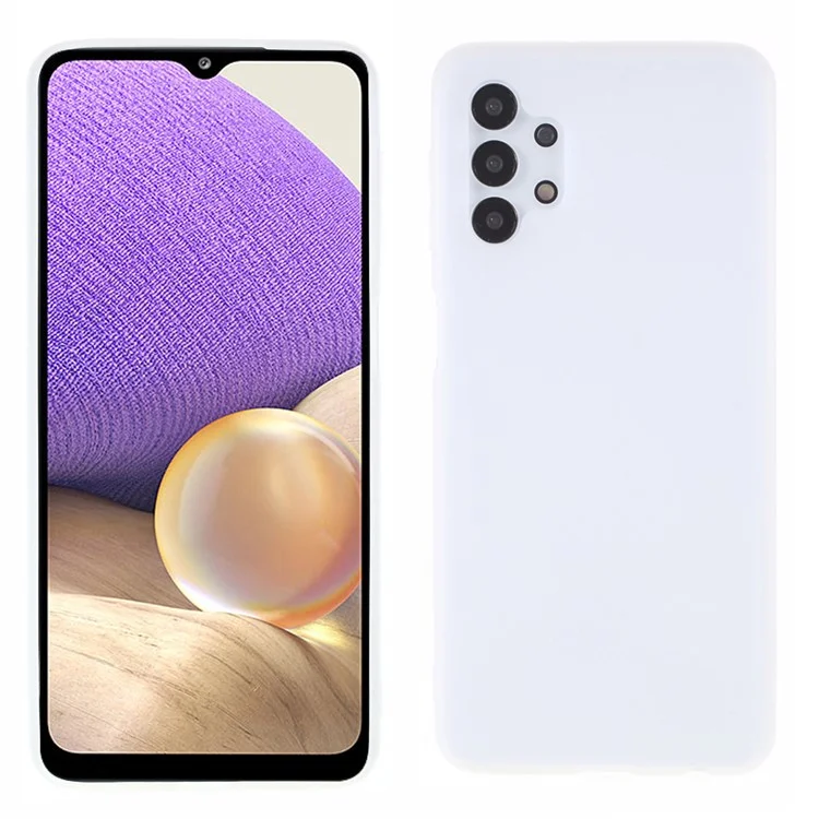 Matte TPU Case for Samsung Galaxy A32 5G/M32 5G Mobile Phone Case - White