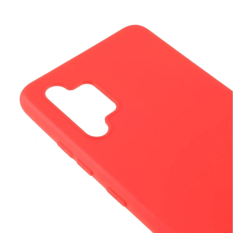 For Samsung Galaxy A32 4G (EU Version) Matte TPU Case Mobile Phone Accessory - Red