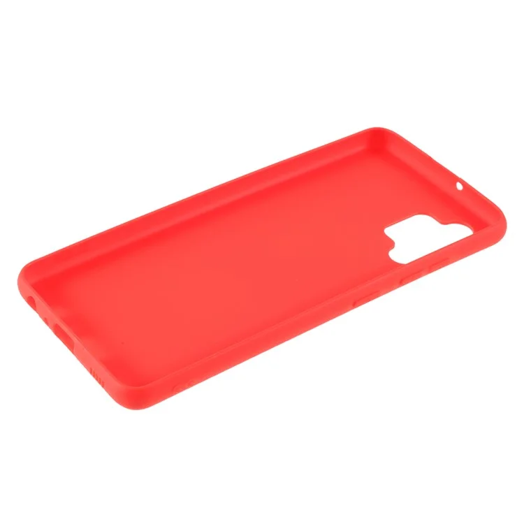 For Samsung Galaxy A32 4G (EU Version) Matte TPU Case Mobile Phone Accessory - Red