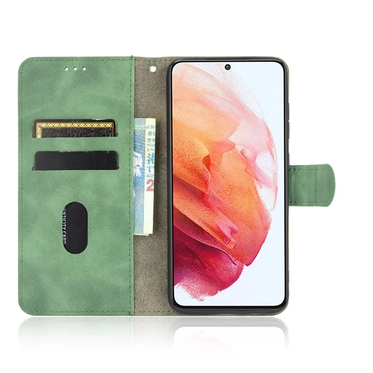 Custodia protettiva in pelle PU touch skin per Samsung Galaxy S21 FE - Verde