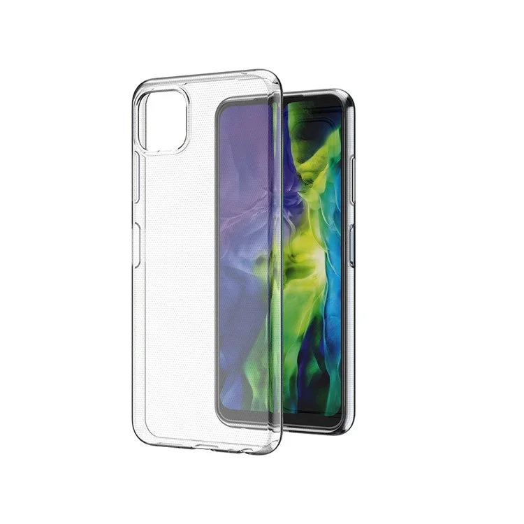 Funda Protectora Suave y Transparente de TPU Ultrafina para Samsung Galaxy A22 5G (Versión UE)