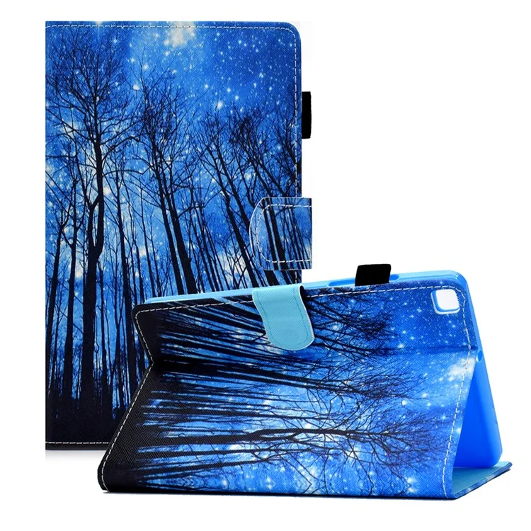 Pattern Printing Design Leather Full Protection Tablet Case for Samsung Galaxy Tab A7 Lite T220 / T225 - Grove