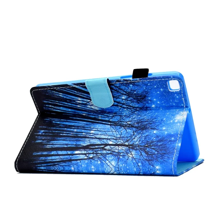 Pattern Printing Design Leather Full Protection Tablet Case for Samsung Galaxy Tab A7 Lite T220 / T225 - Grove