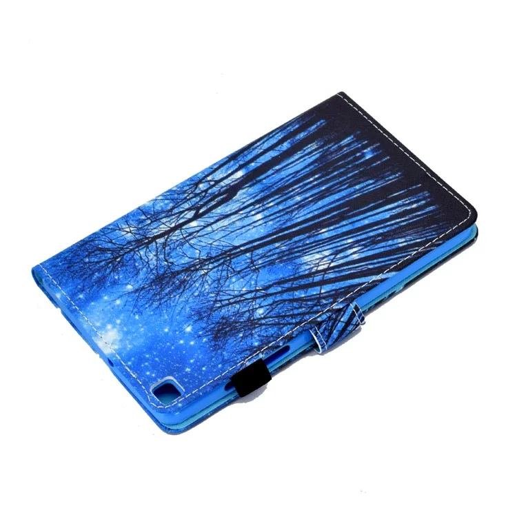 Pattern Printing Design Leather Full Protection Tablet Case for Samsung Galaxy Tab A7 Lite T220 / T225 - Grove