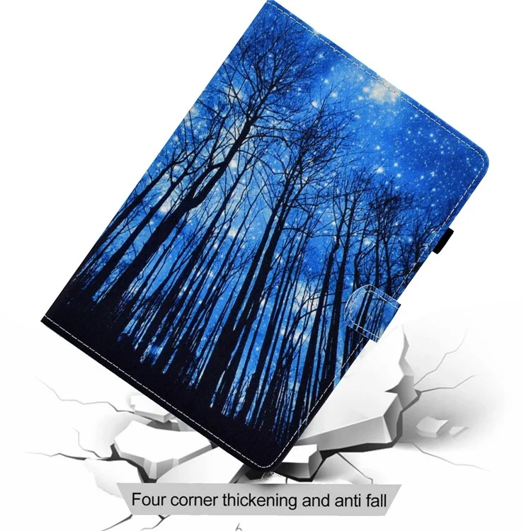 Pattern Printing Design Leather Full Protection Tablet Case for Samsung Galaxy Tab A7 Lite T220 / T225 - Grove