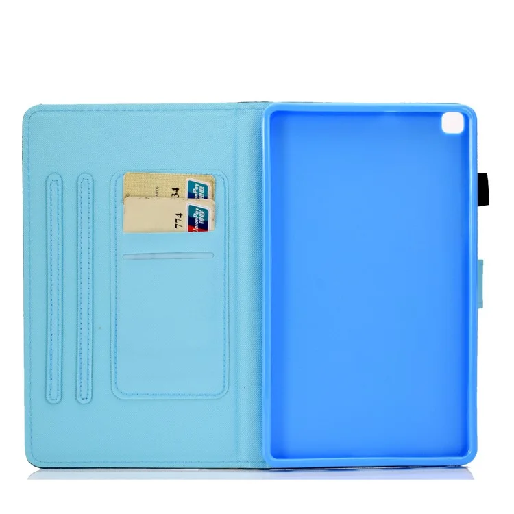 Pattern Printing Design Leather Full Protection Tablet Case for Samsung Galaxy Tab A7 Lite T220 / T225 - Grove