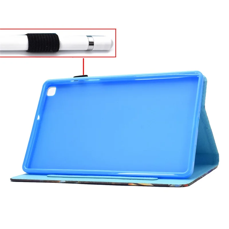 Pattern Printing Design Leather Full Protection Tablet Case for Samsung Galaxy Tab A7 Lite T220 / T225 - Books