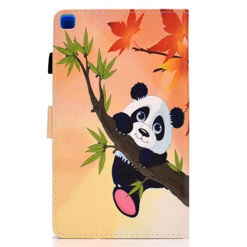 Pattern Printing Design Leather Full Protection Tablet Case for Samsung Galaxy Tab A7 Lite T220 / T225 - Panda