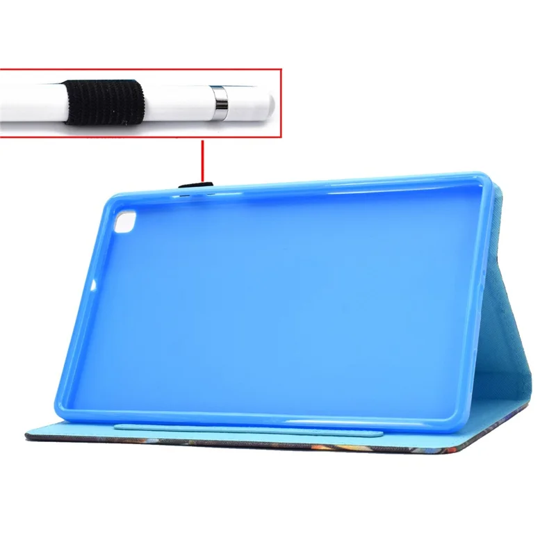 Pattern Printing Design Leather Full Protection Tablet Case for Samsung Galaxy Tab A7 Lite T220 / T225 - Panda and Bamboo