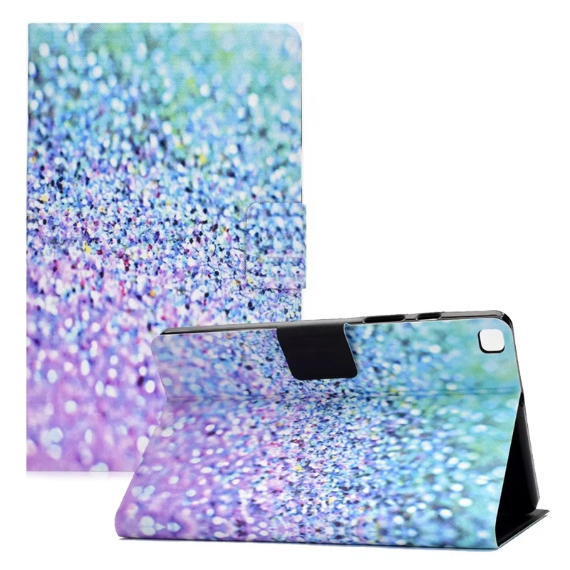 Pattern Printing Design Leather Tablet Case for Samsung Galaxy Tab A7 Lite 8.7-inch T220 / T225 - Glittery Powder